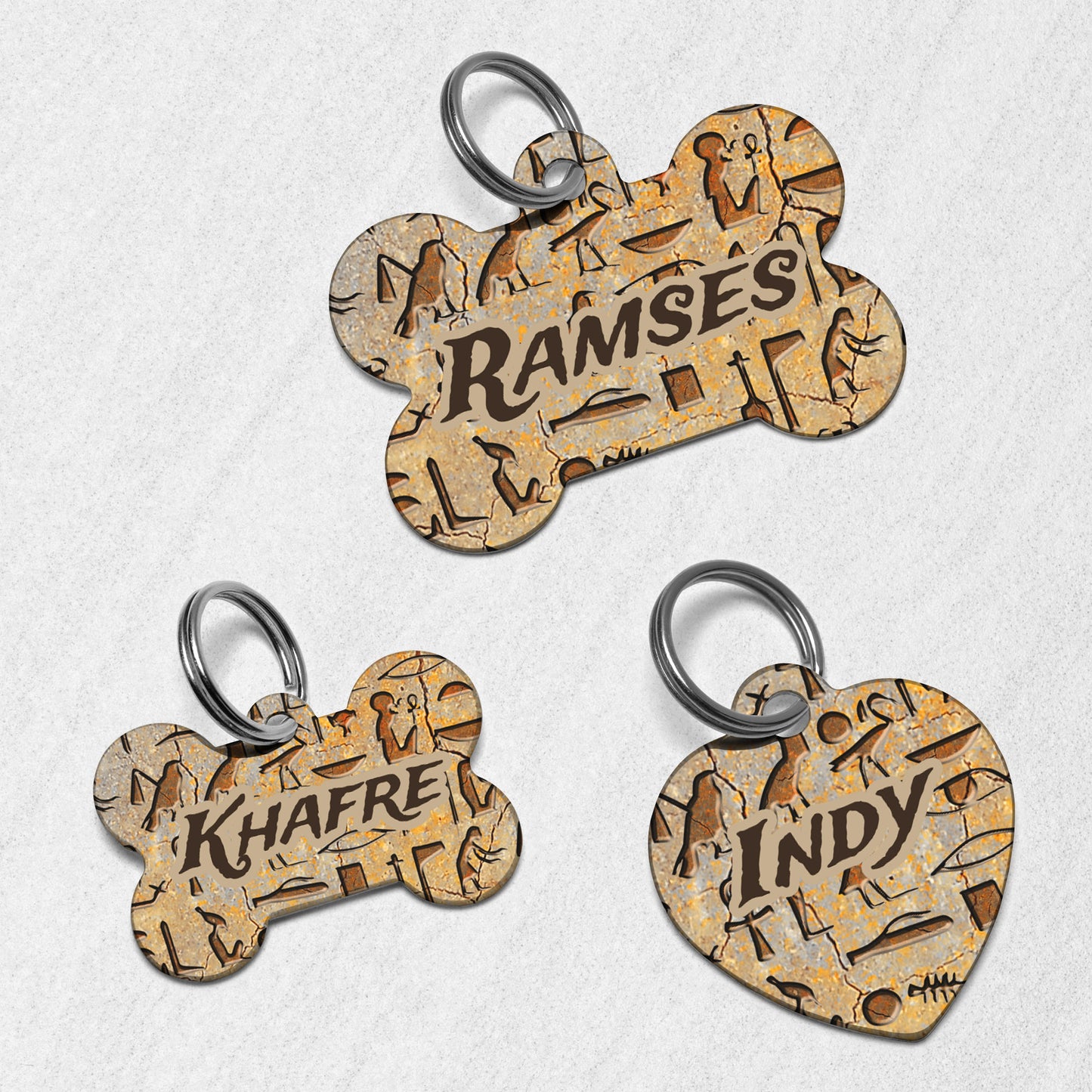 Hieroglyphics Dog Tag