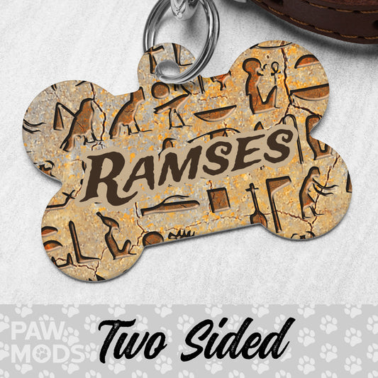 Egyptian Hieroglyphs Dog Tag