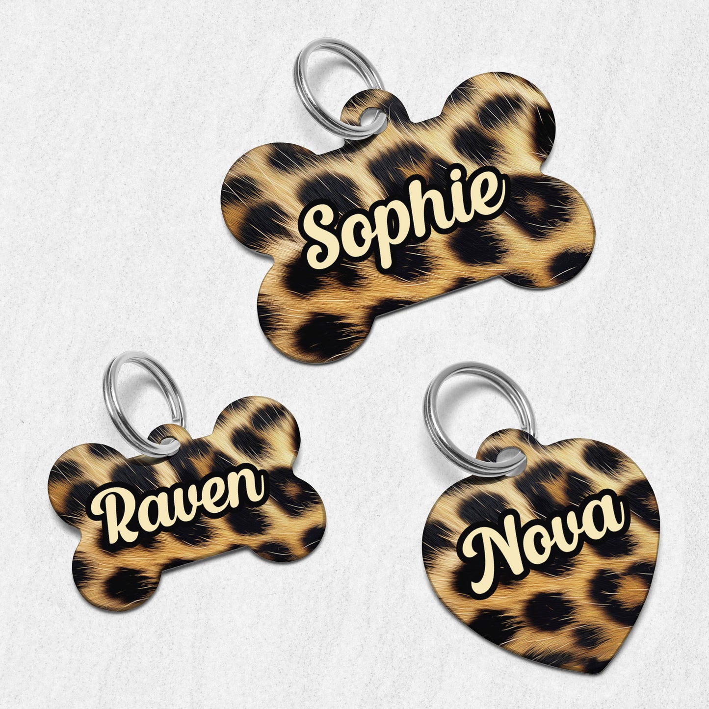 Leopard Dog Tag