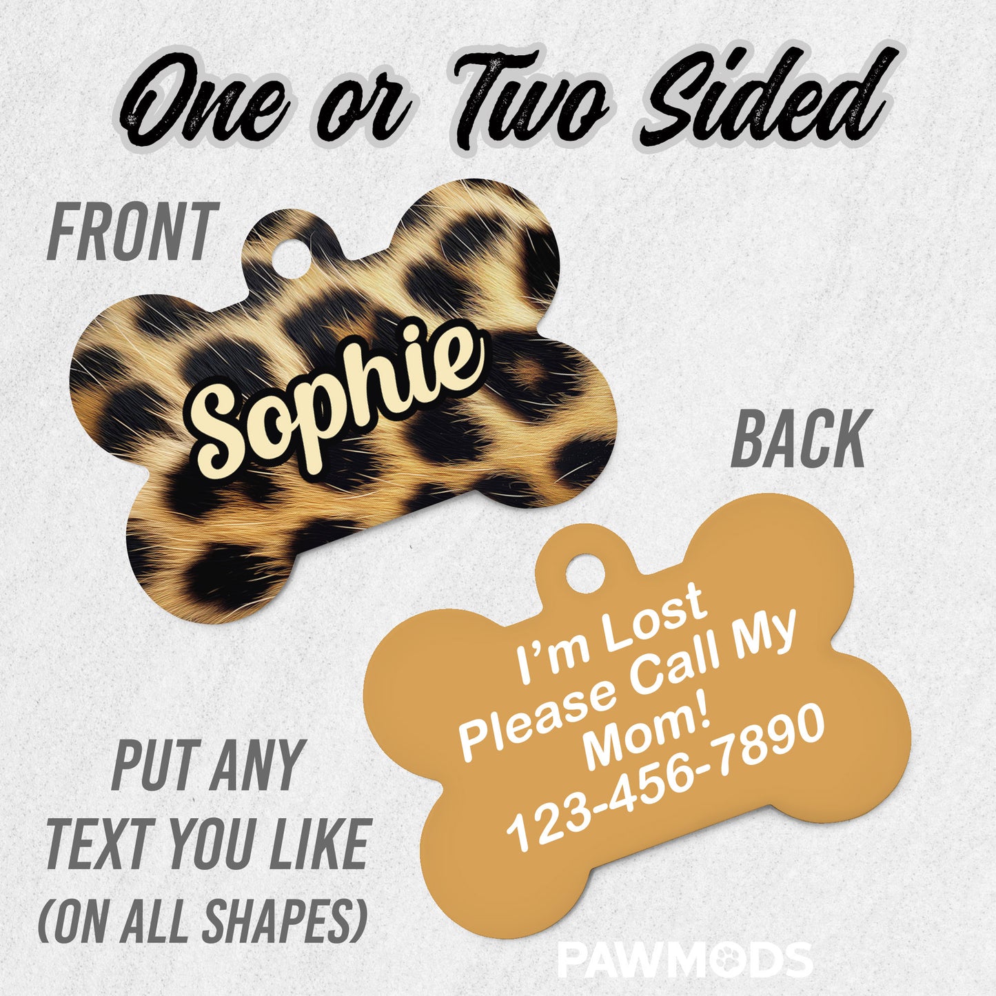 Leopard Dog Tag