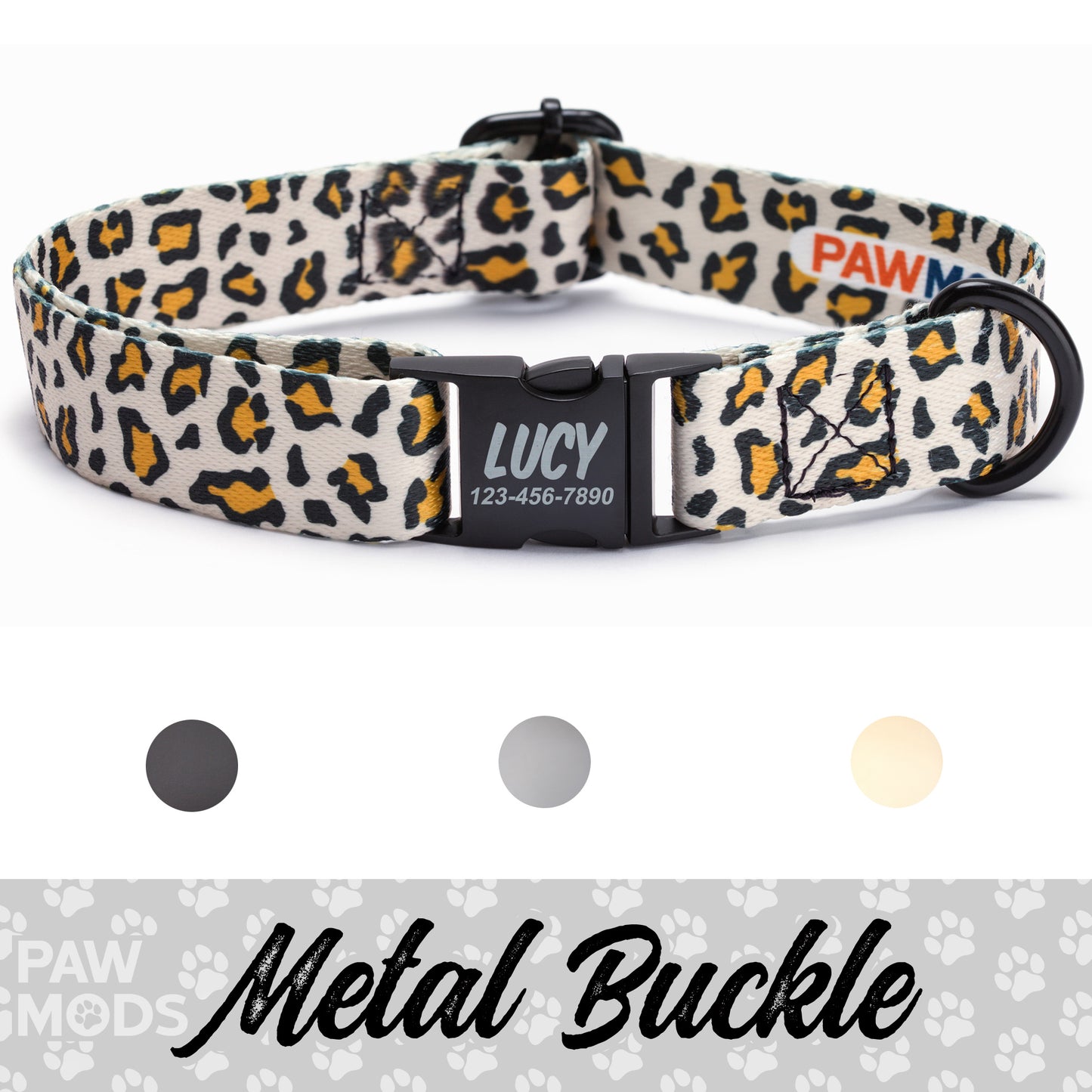 Leopard Dog Collar