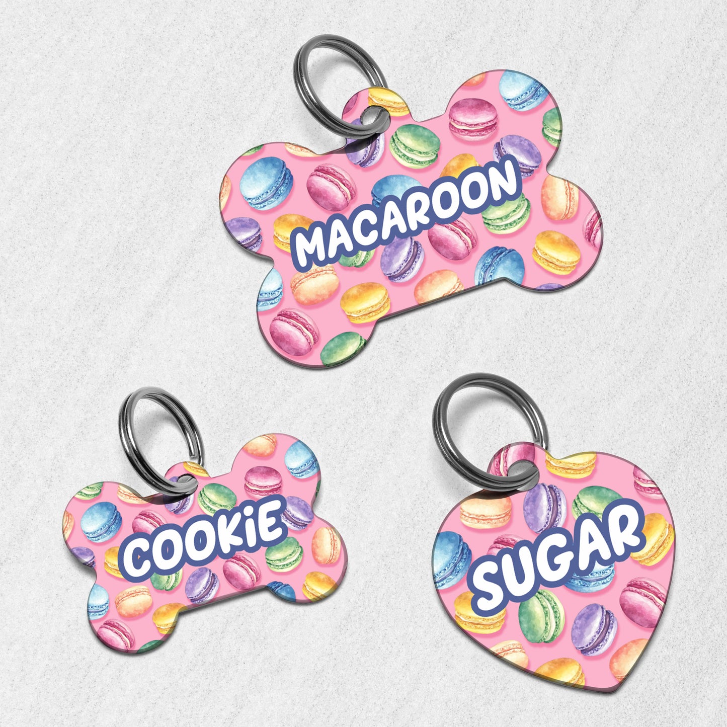 Macaroon Dog Tag