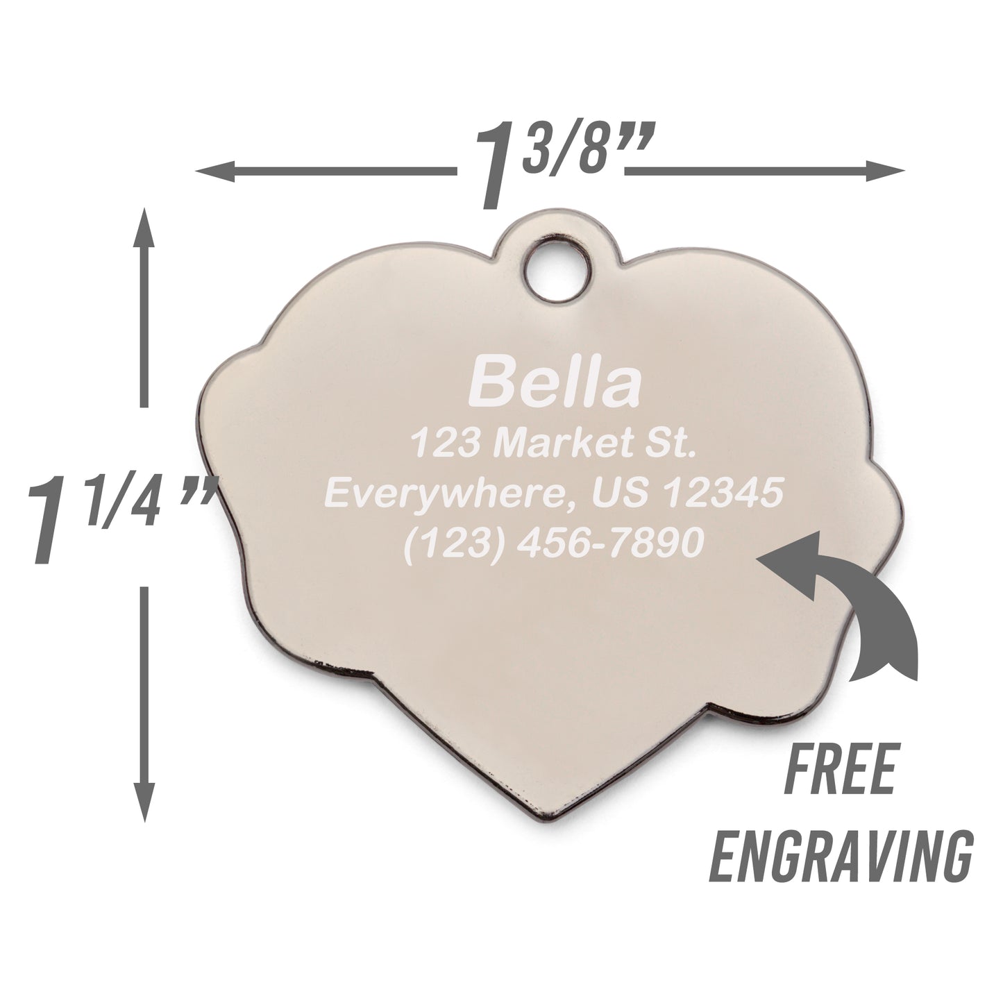 Mama's Boy Dog Tag - Custom Enamel Pet ID Tag