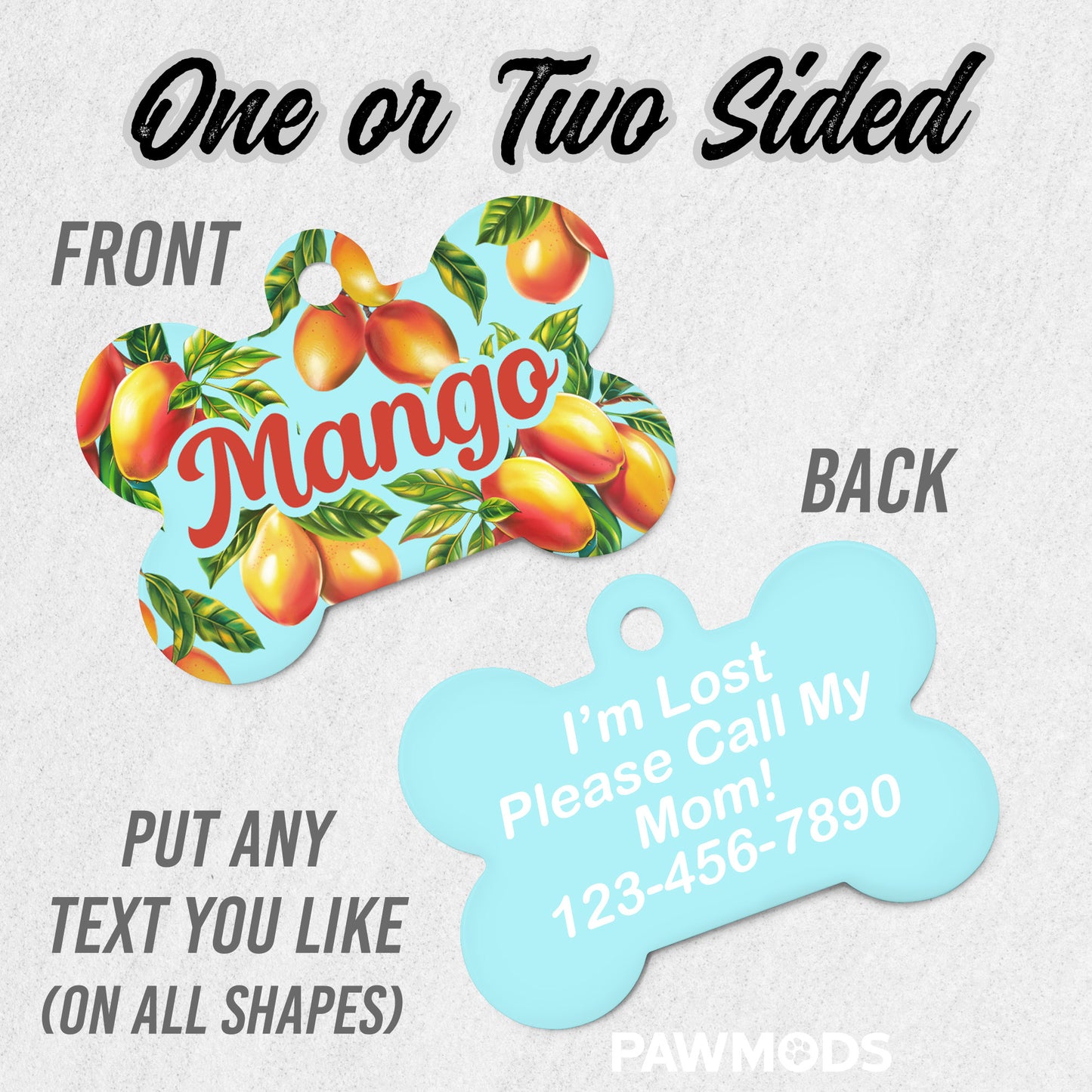 Mango Dog Tag