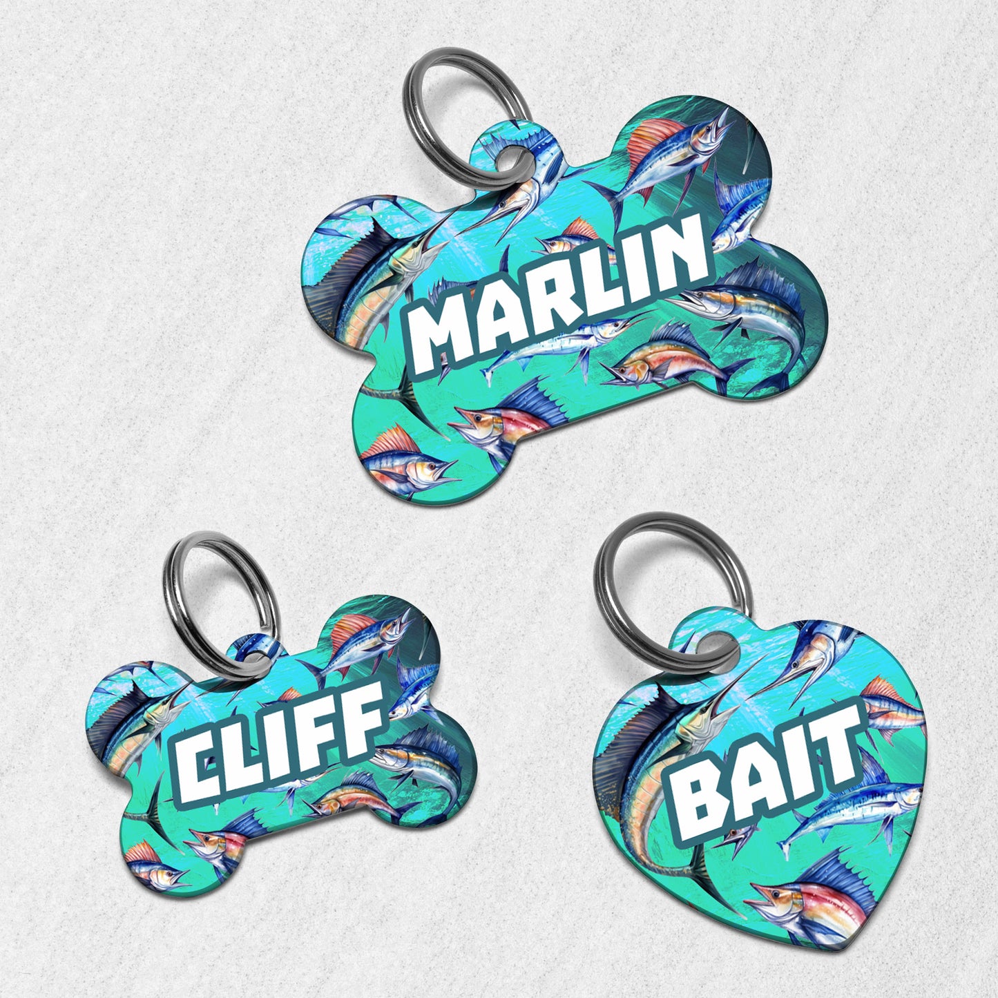 Marlin Dog Tag
