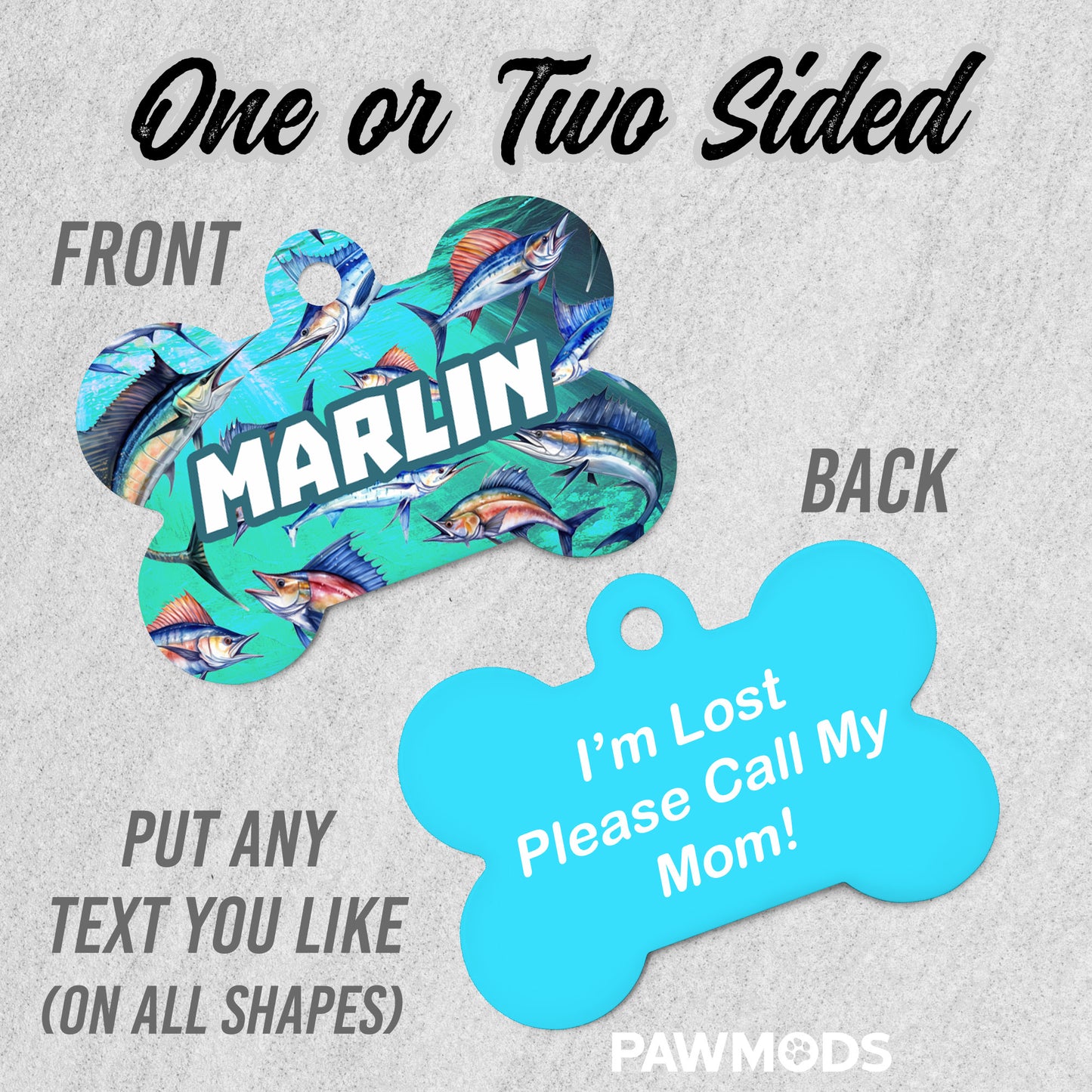 Marlin Dog Tag