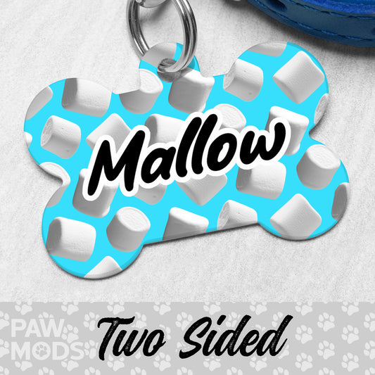 Marshmallow Dog Tag