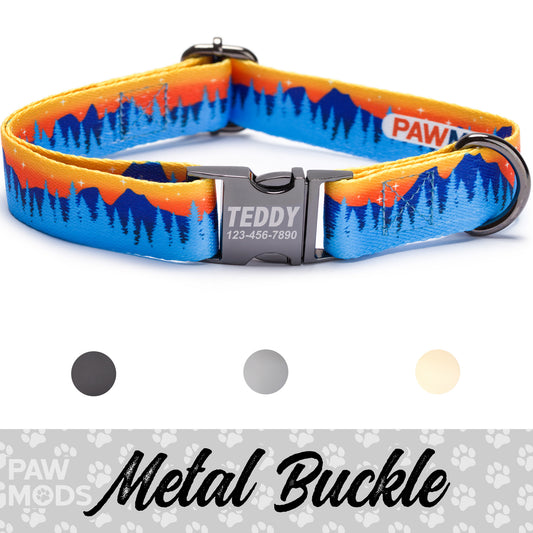 Mountains Dog Collar