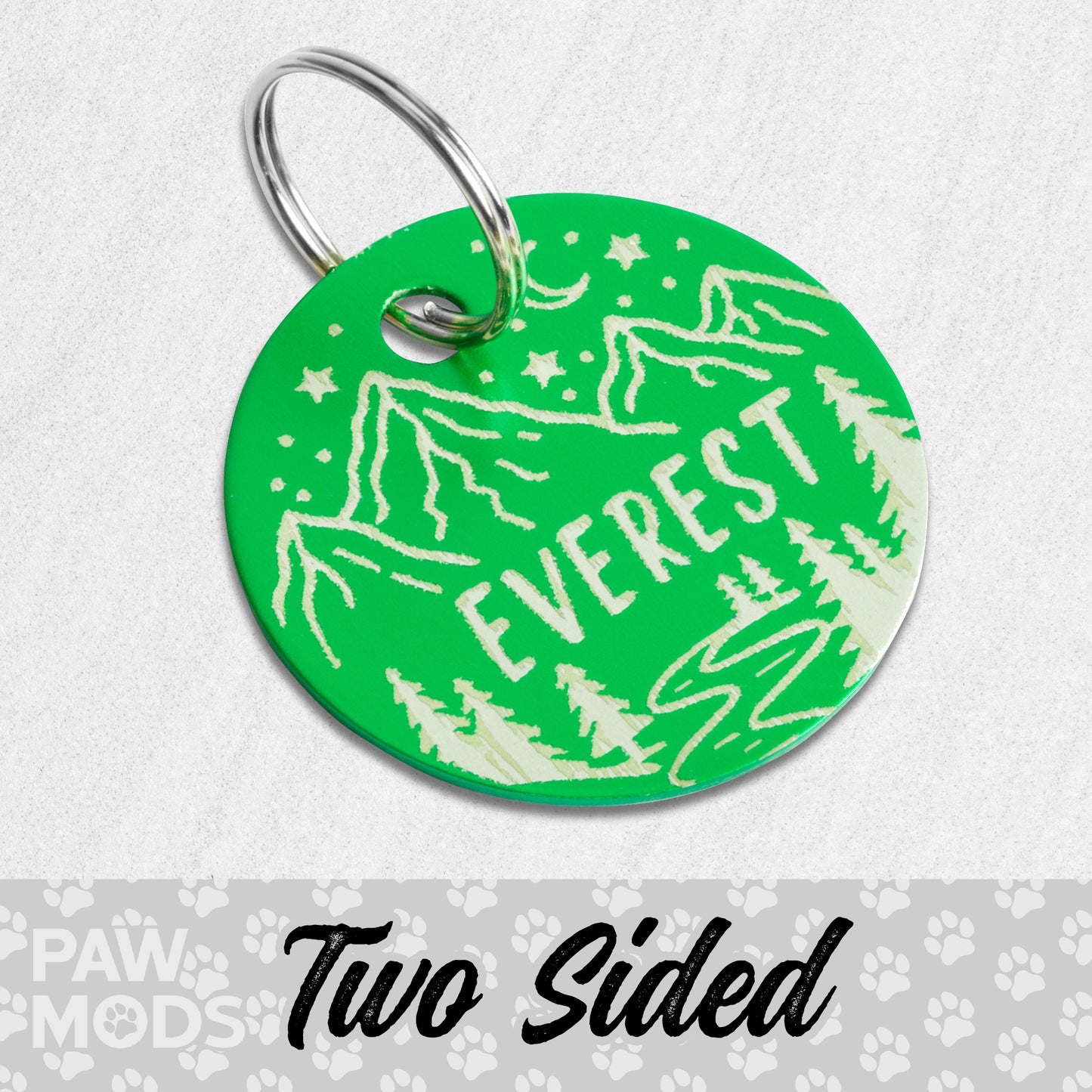 Mountains Dog Tag
