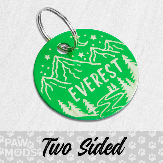 Mountains Dog Tag