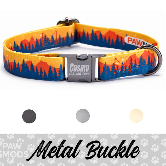 Mountains Dog Collar