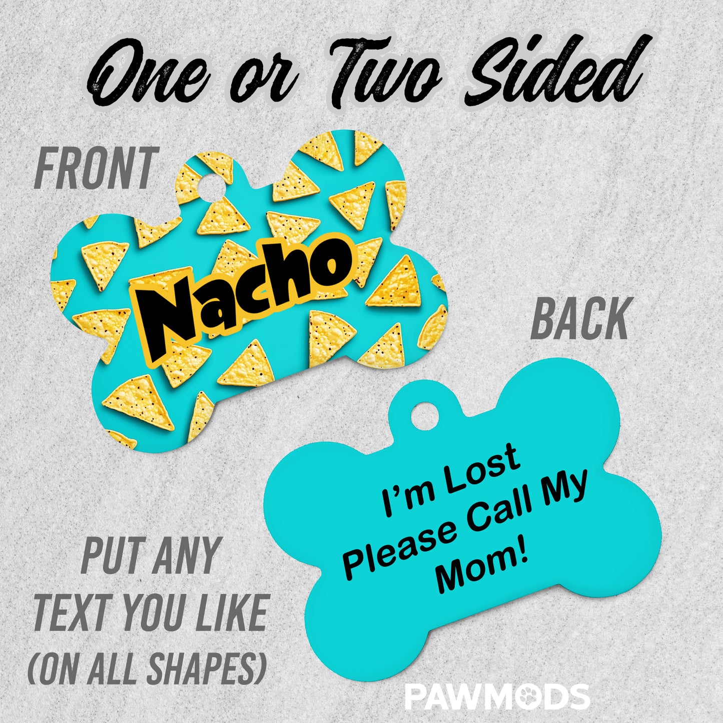 Nacho Chips Dog Tag