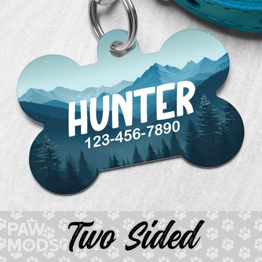 Mountains Dog Tag