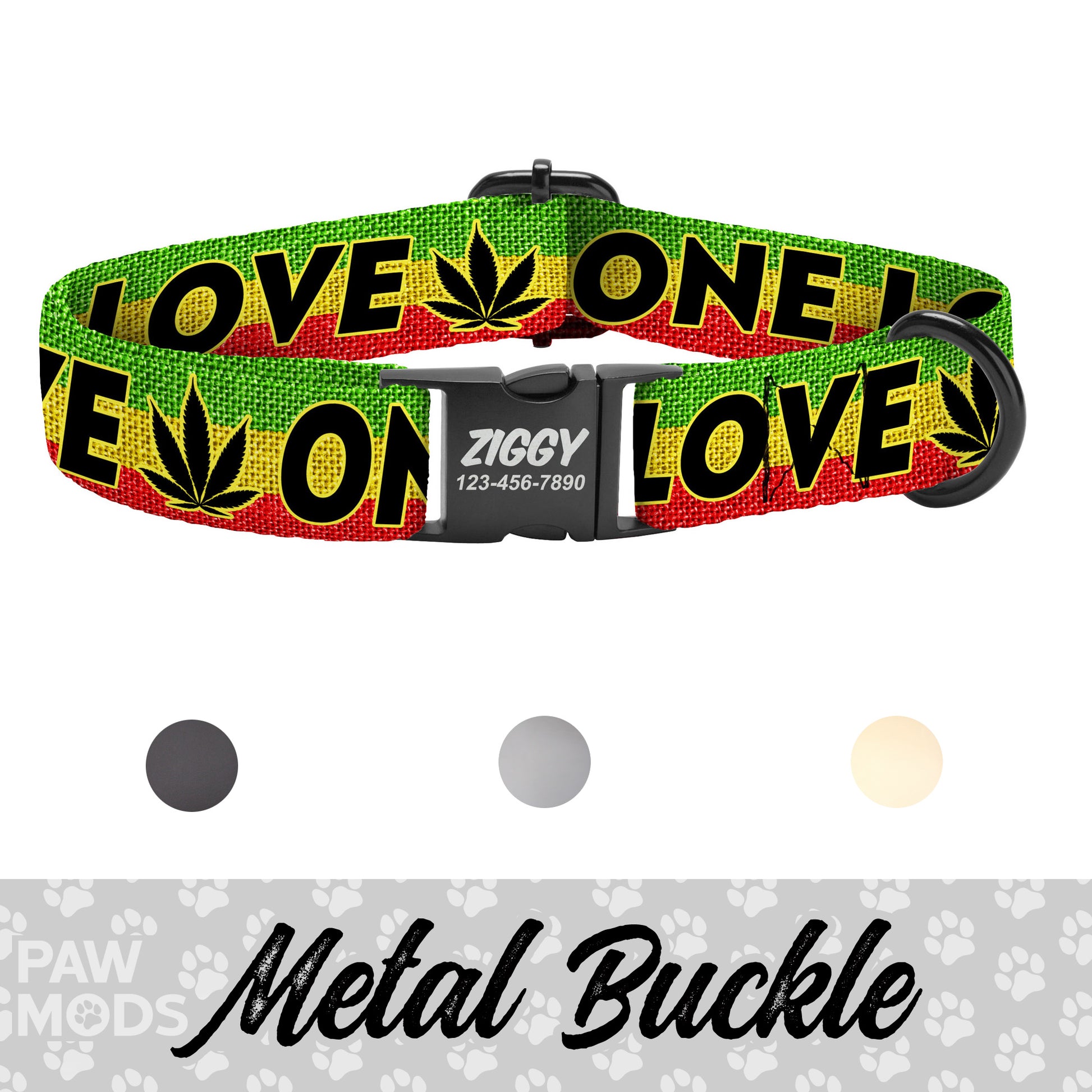 One Love Dog Collar