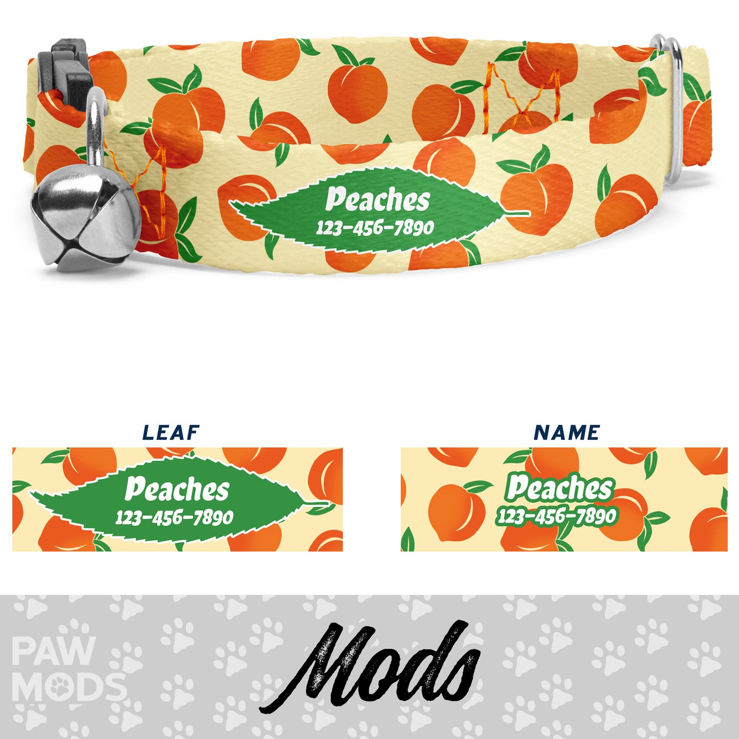 Peaches Cat Collar