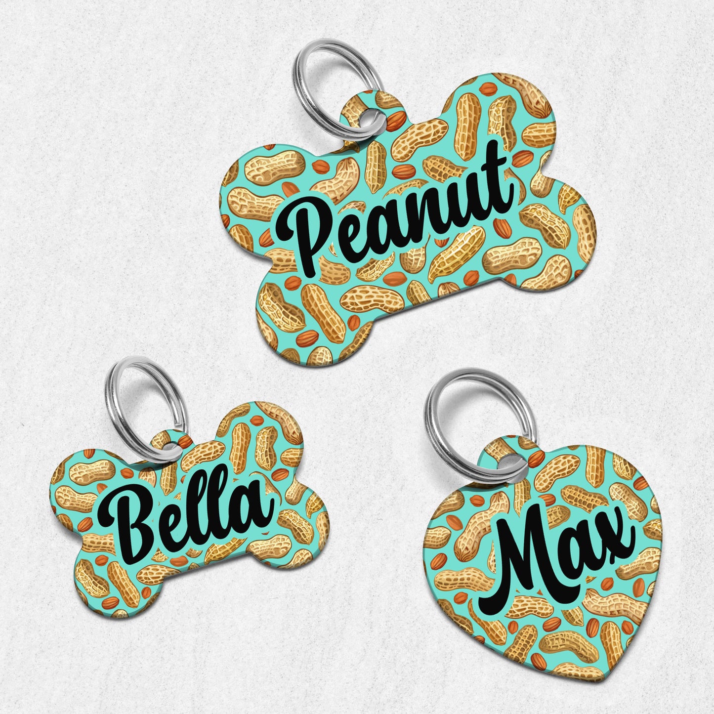 Peanut Dog Tag