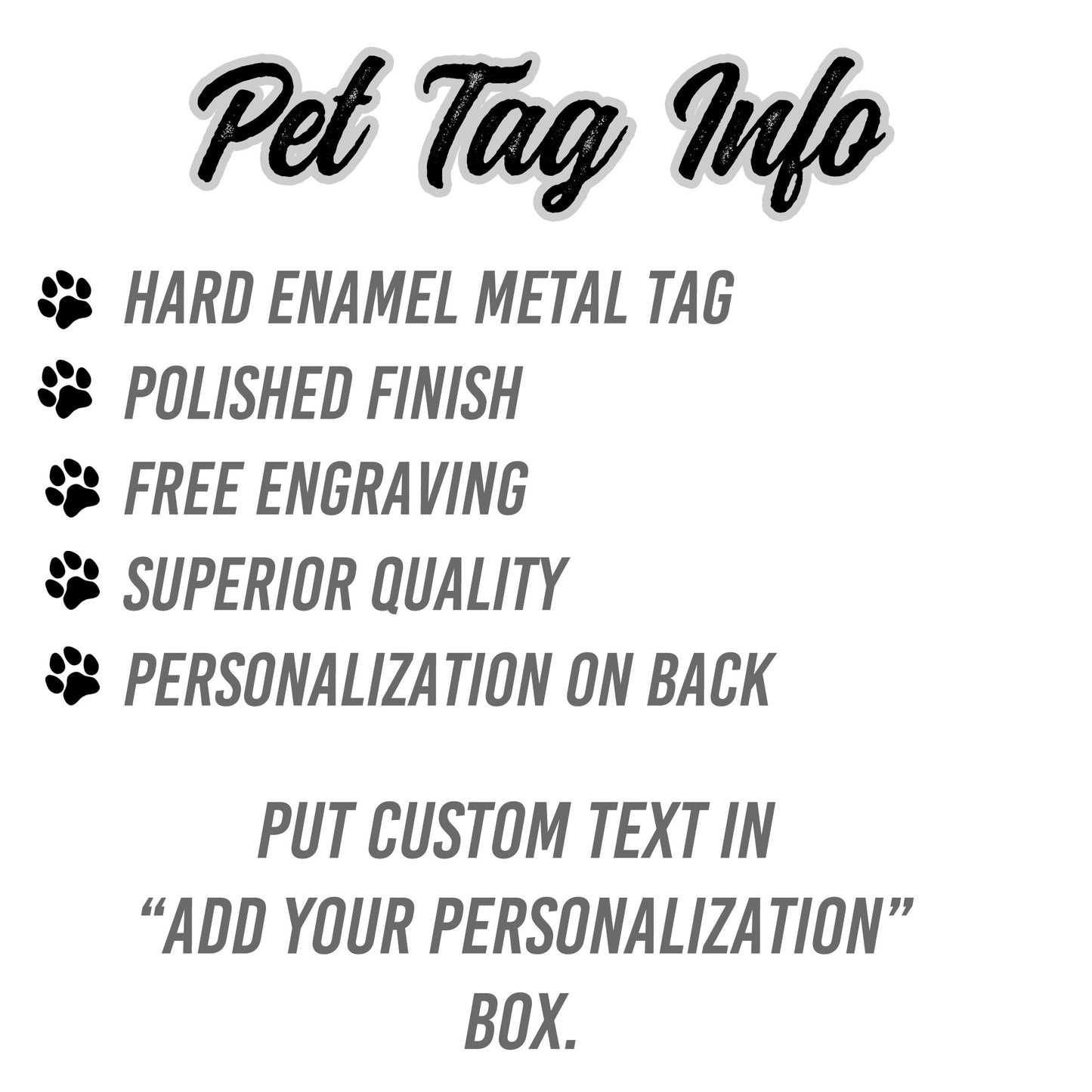 The Goodest Girl Dog Tag - Custom Enamel Pet ID Tag
