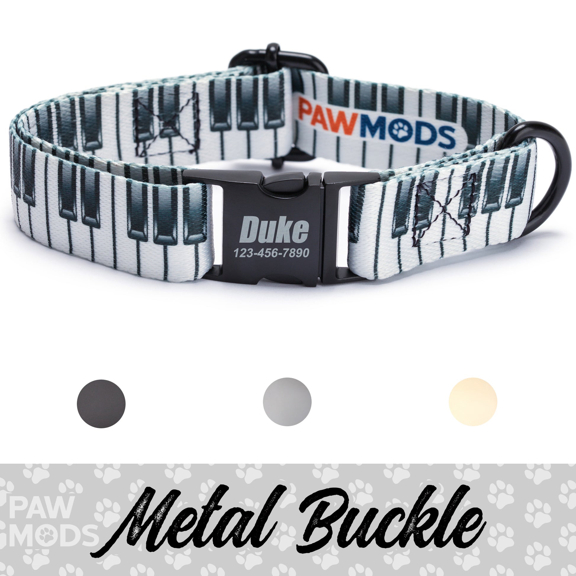 Piano Dog Collar