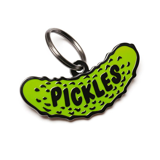 Pickles Enamel Dog Tag - Custom Enamel Pet ID Tag