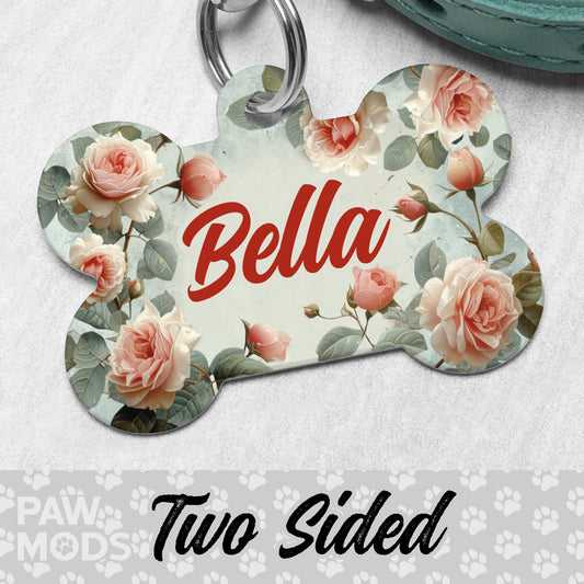 Roses Dog Tag
