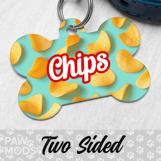 Potato Chips Dog Tag