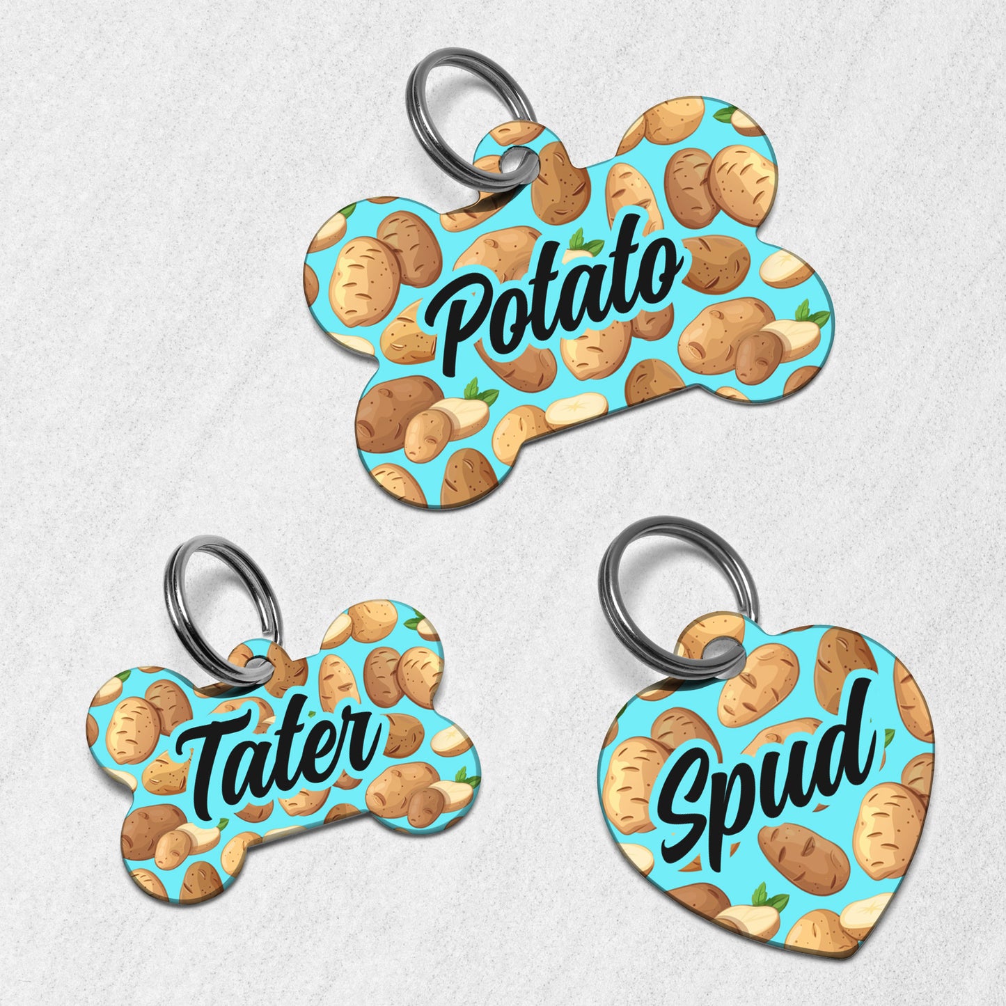 Potato Dog Tag