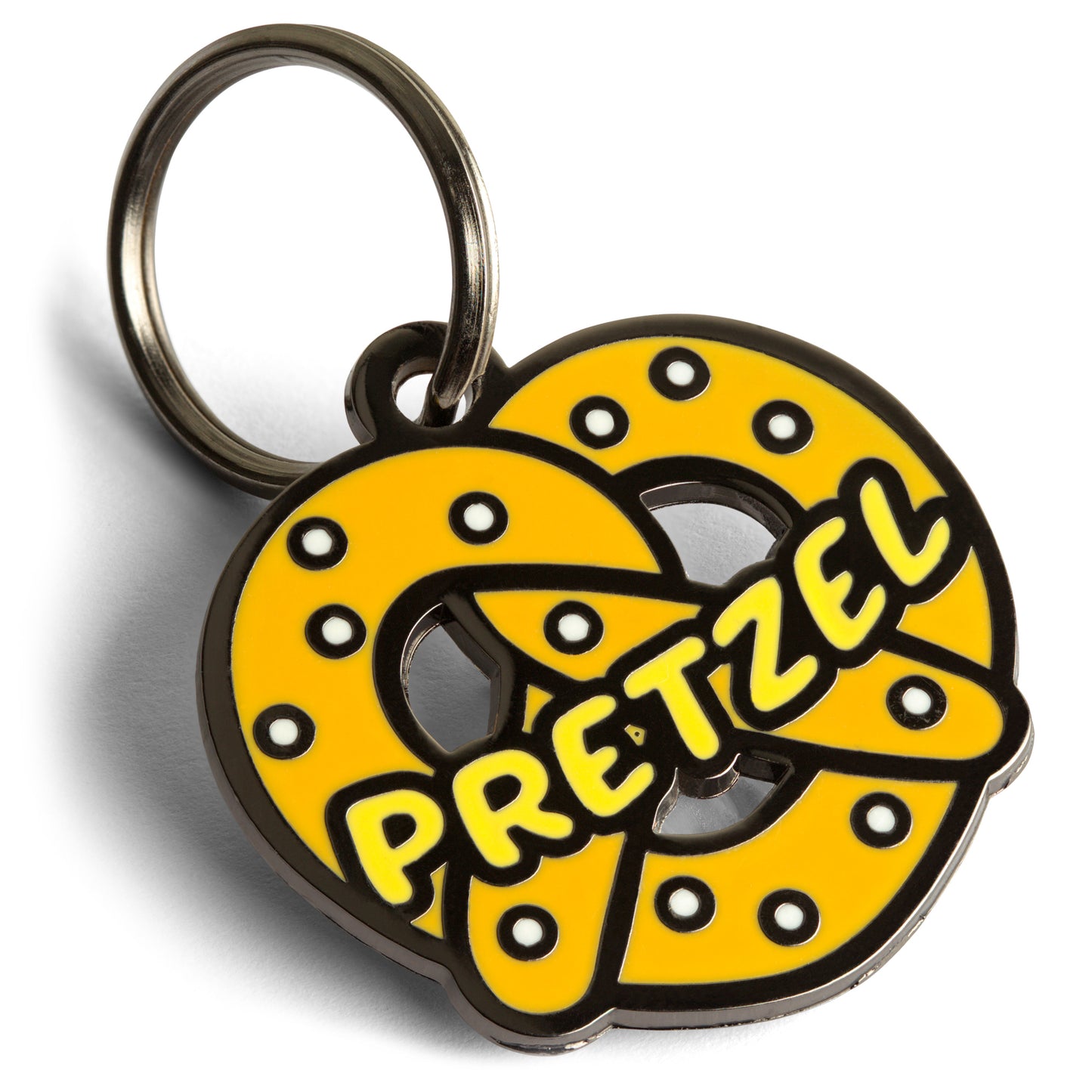 Pretzel Enamel Dog Tag - Custom Enamel Pet ID Tag