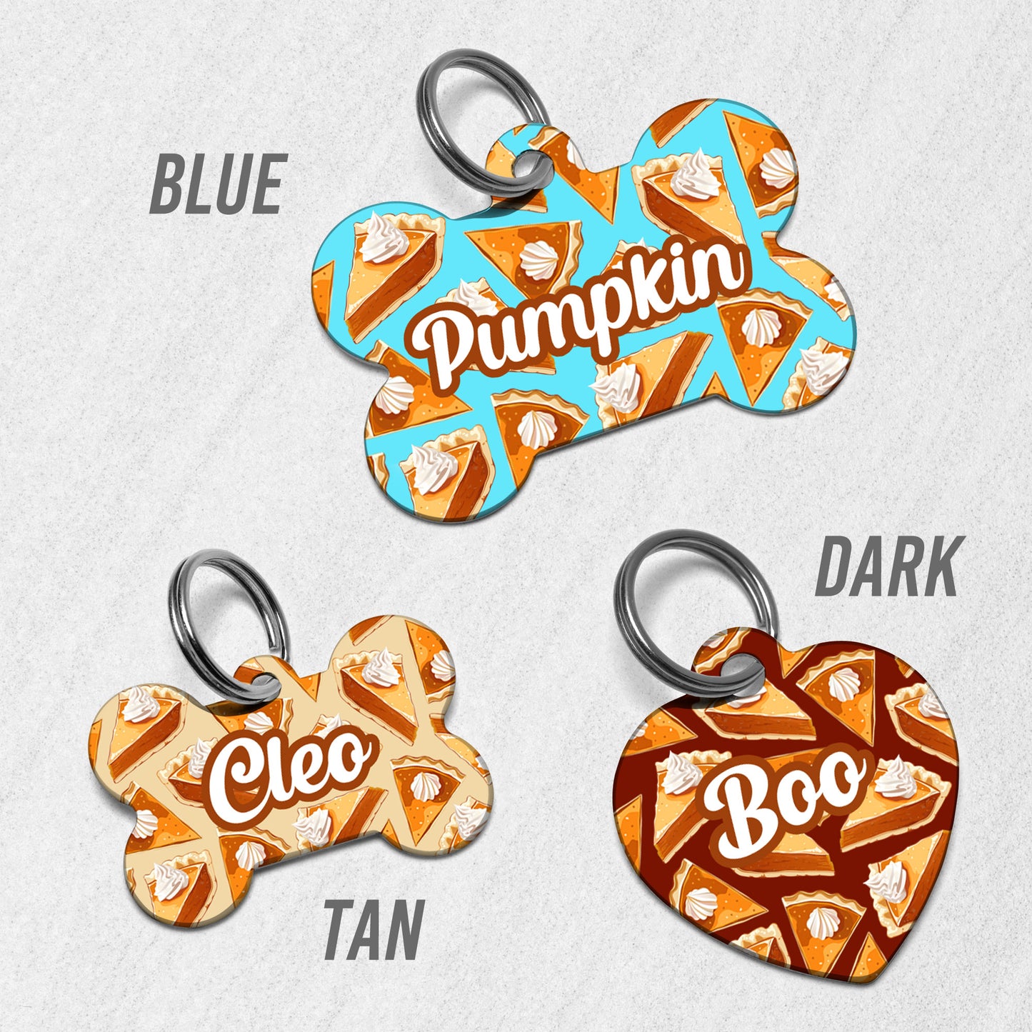Pumpkin Dog Tag