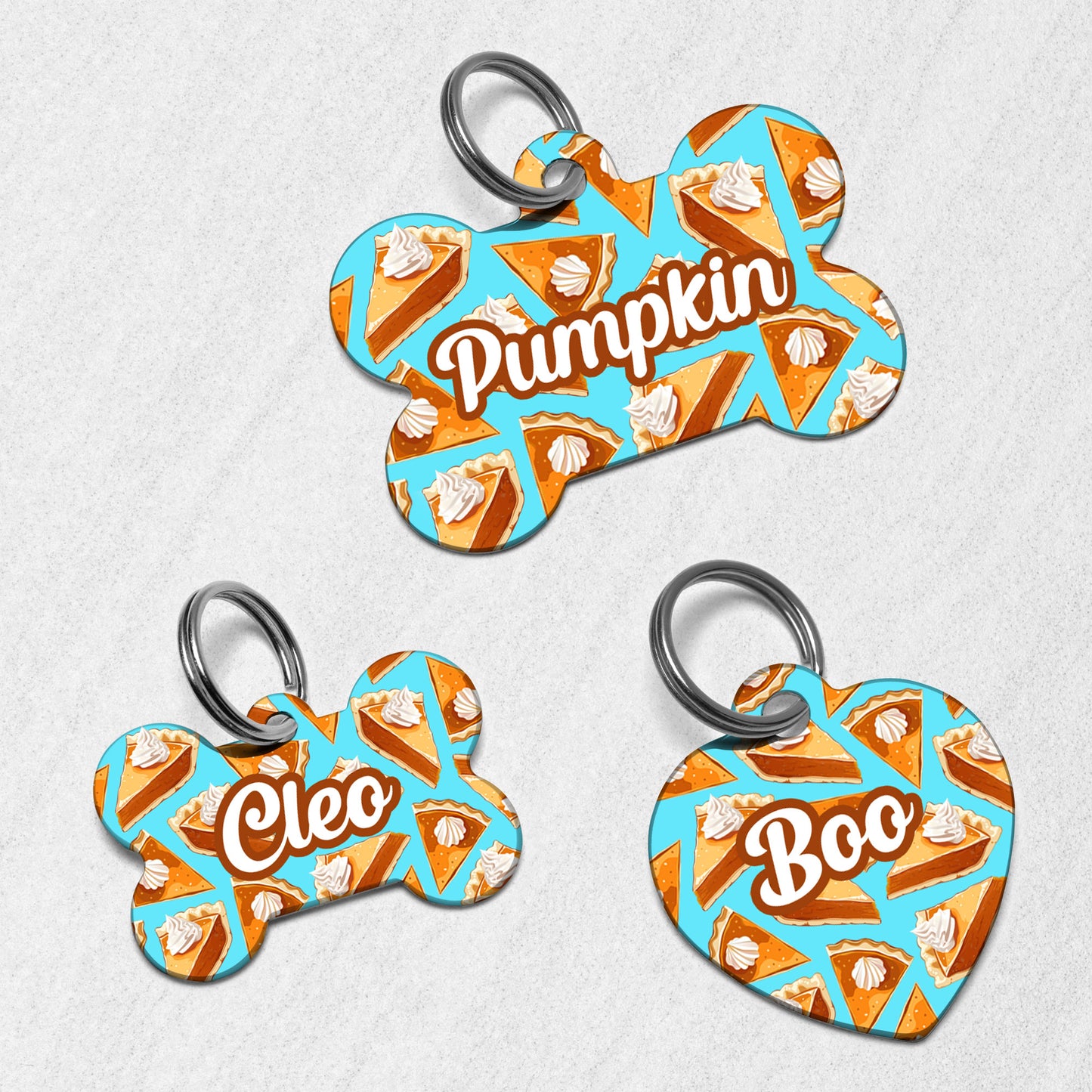 Pumpkin Dog Tag