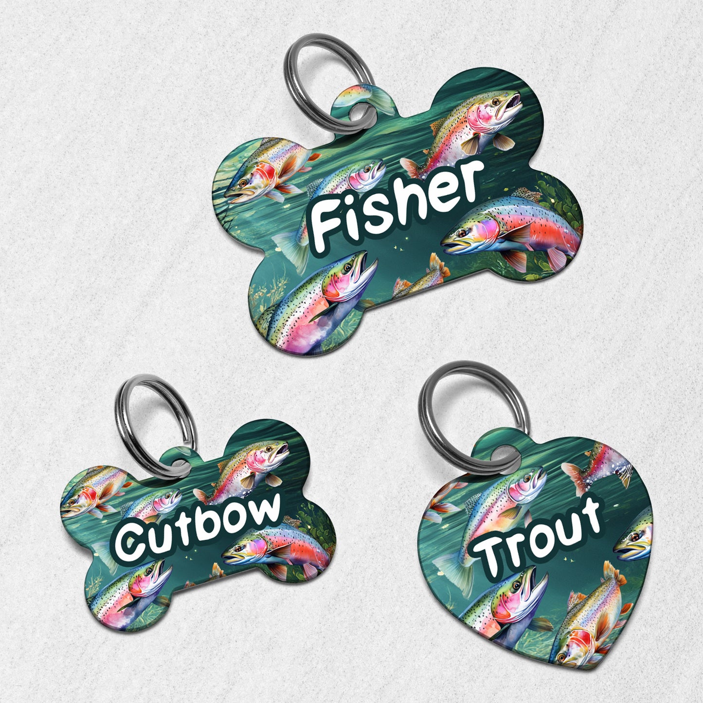 Rainbow Trout Dog Tag