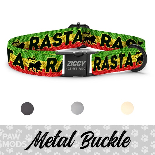 Rasta Dog Collar