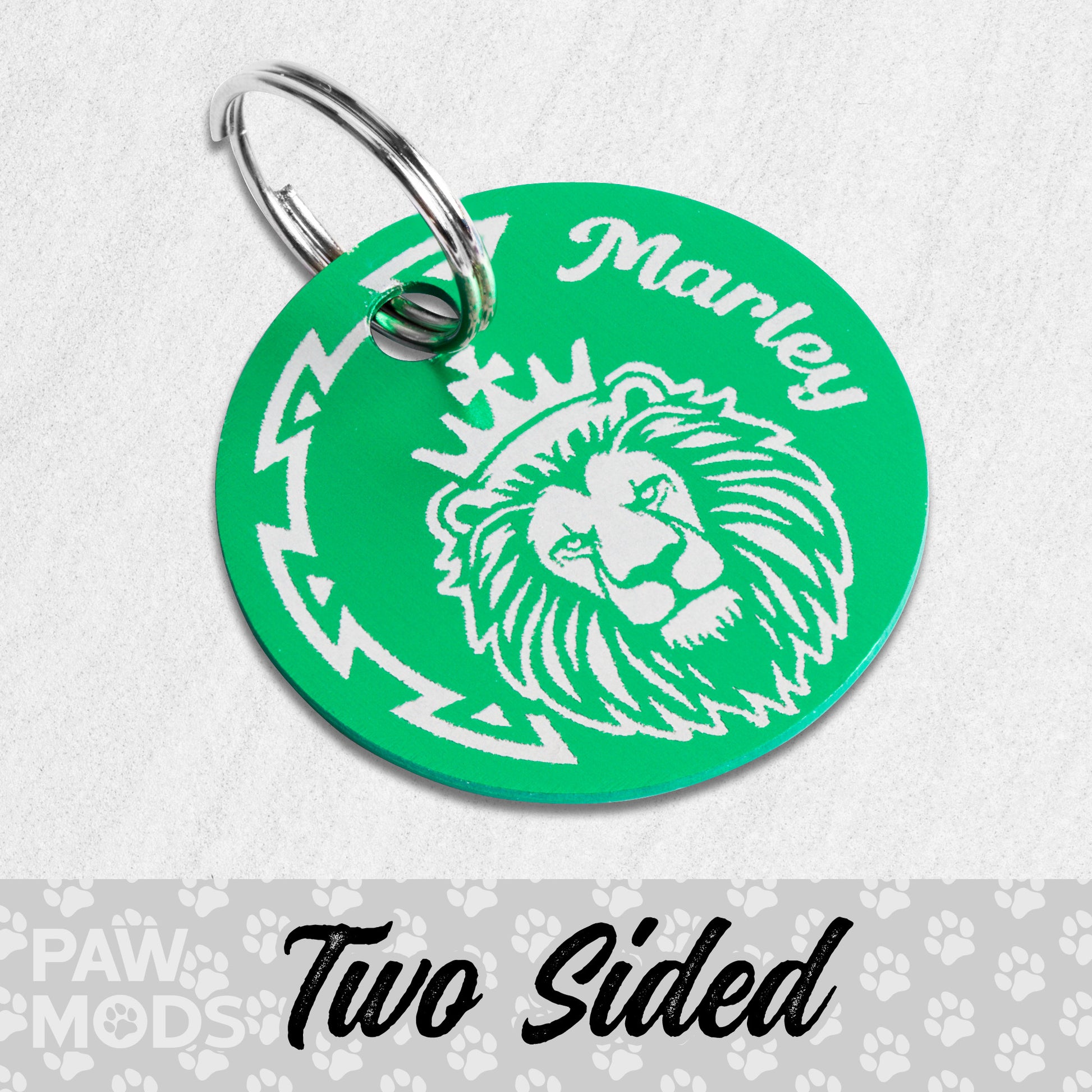 Rasta Lion Dog Tag