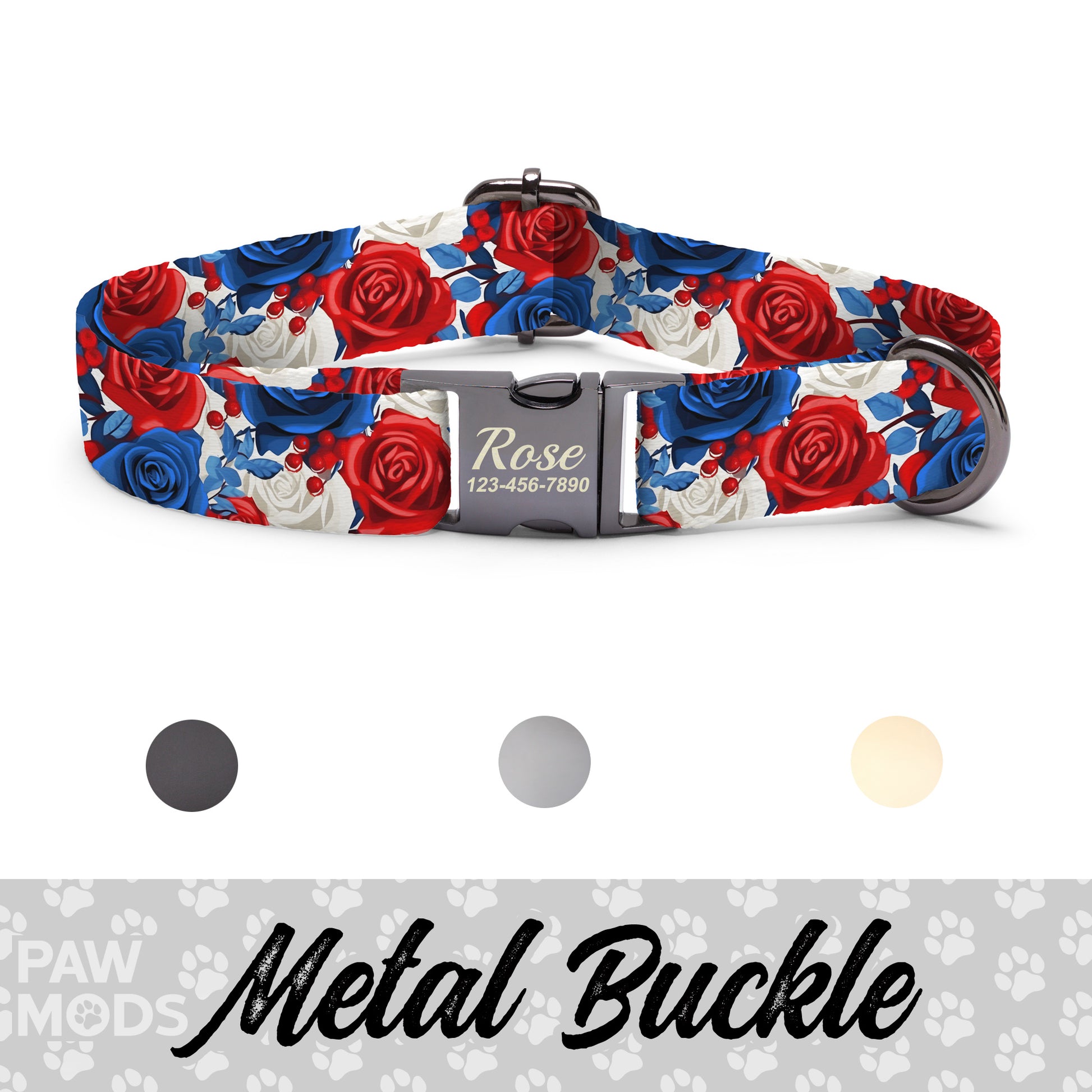 Roses Dog Collar