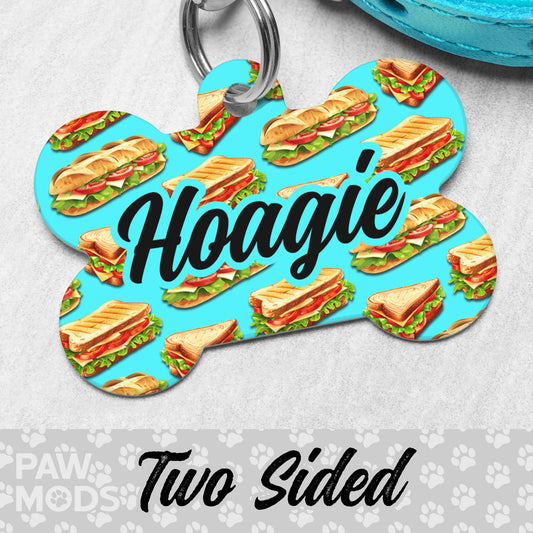 Hoagie Sandwich Dog Tag