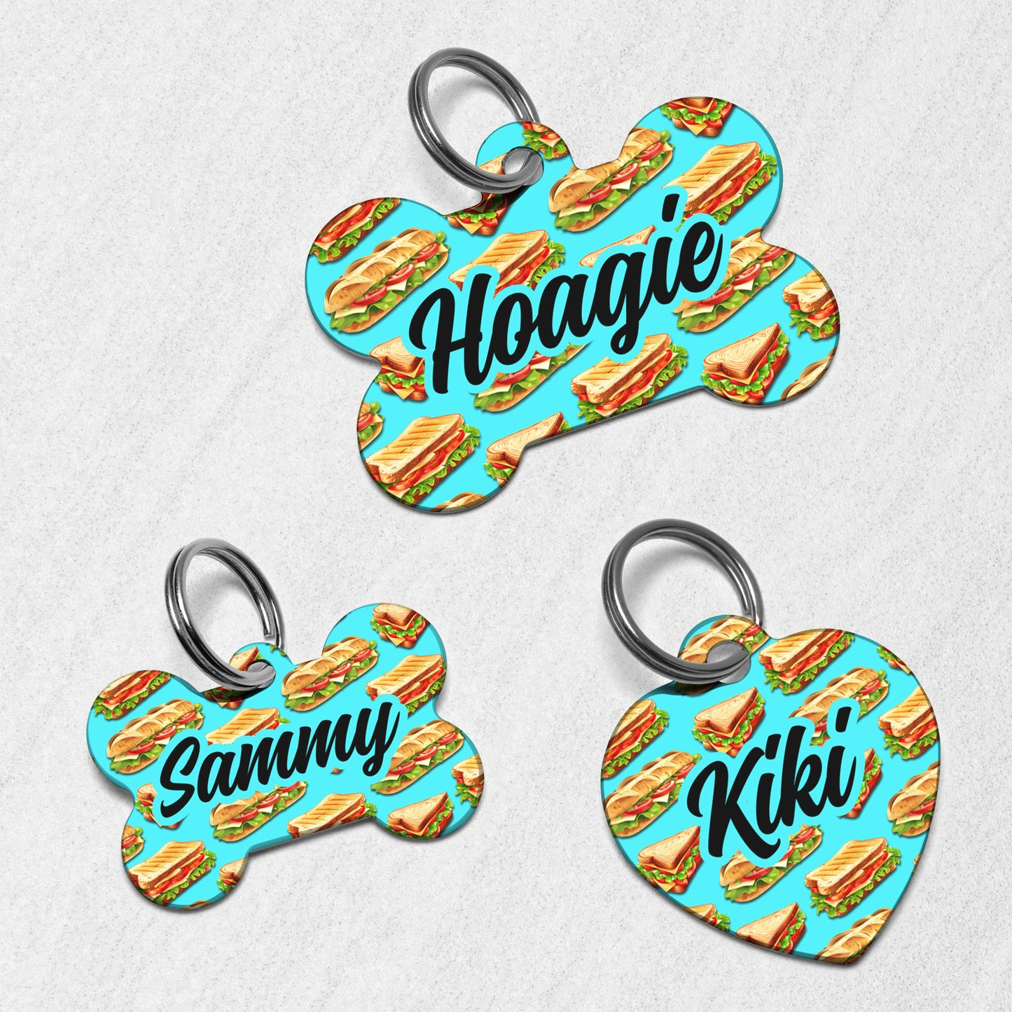 Sandwich Dog Tag