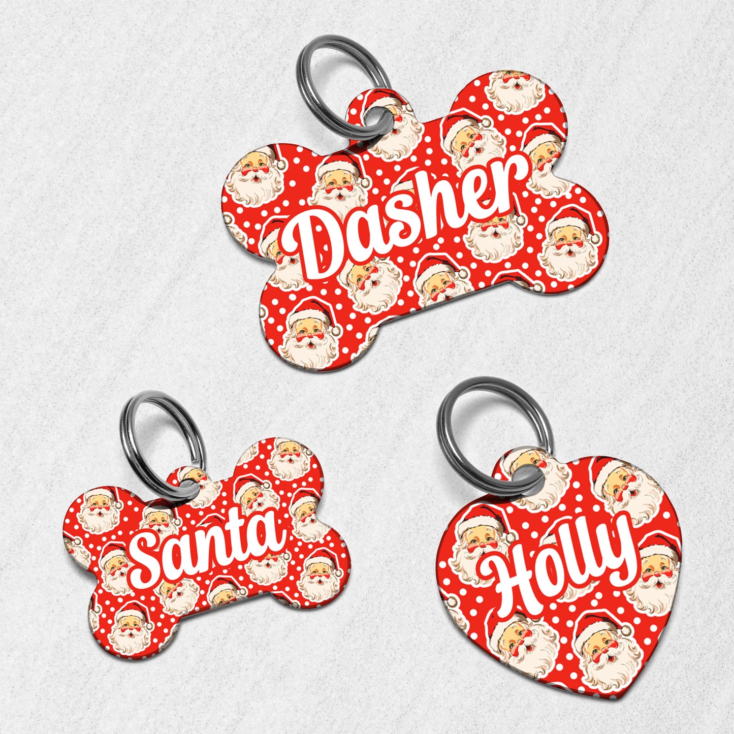Santa Dog Tag