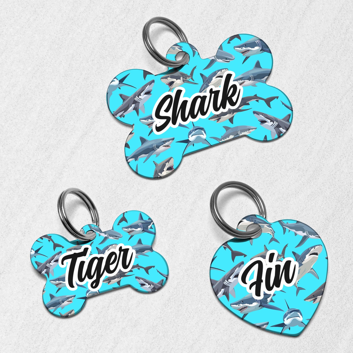 Shark Dog Tag