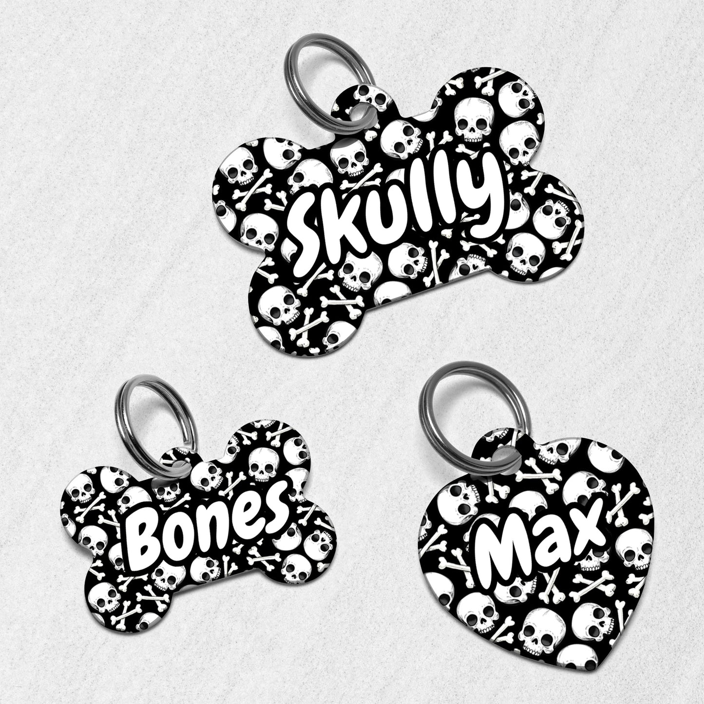Skulls Dog Tag