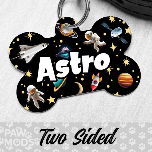 Space Dog Tag