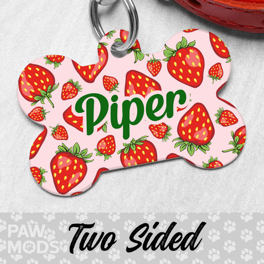 Strawberry Dog Tag