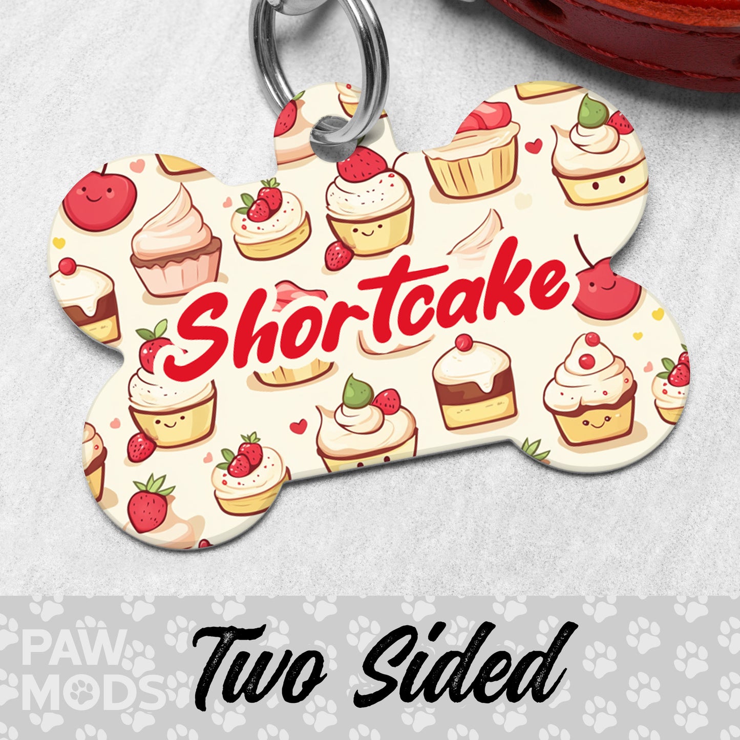 Strawberry Shortcake Dog Tag