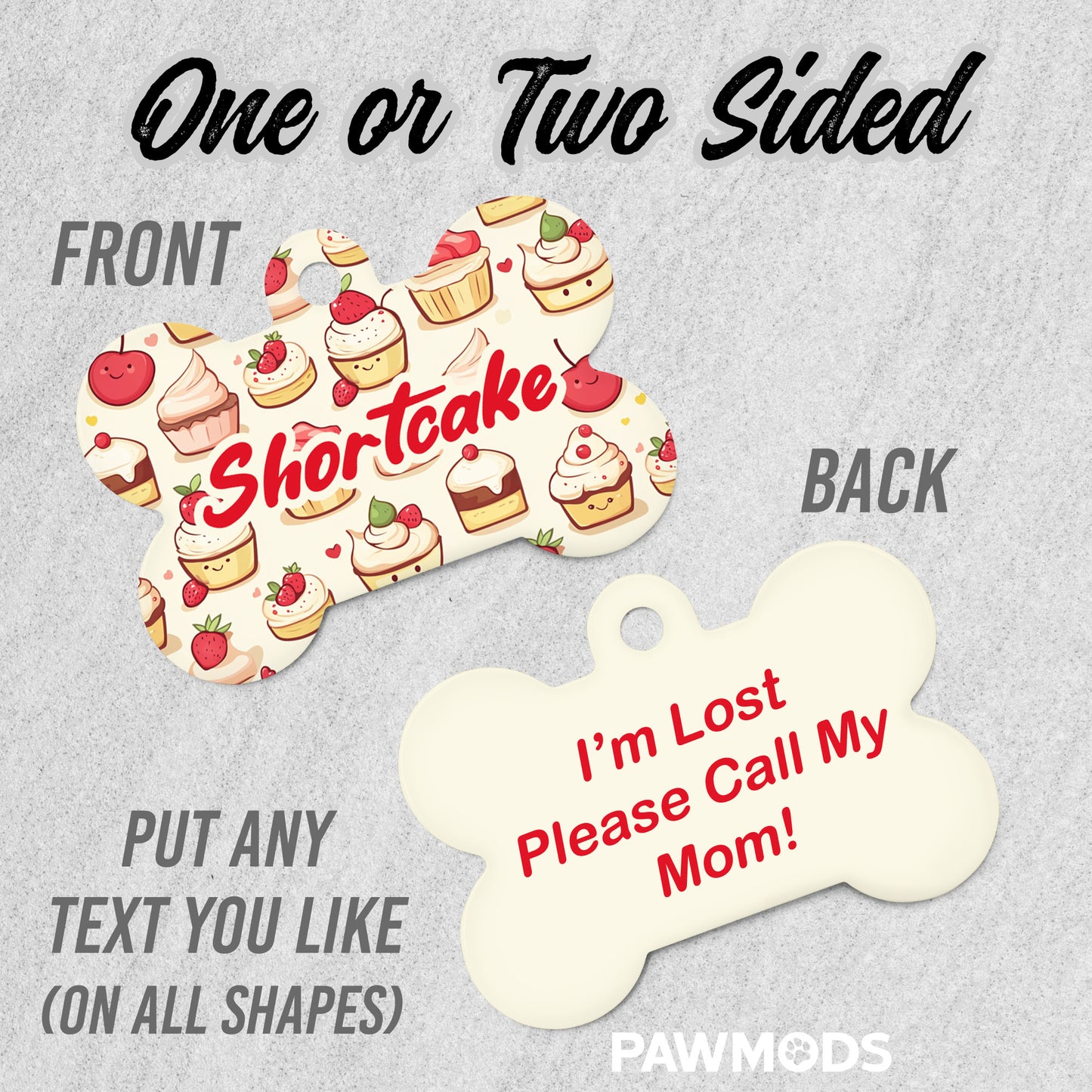 Strawberry Shortcake Dog Tag