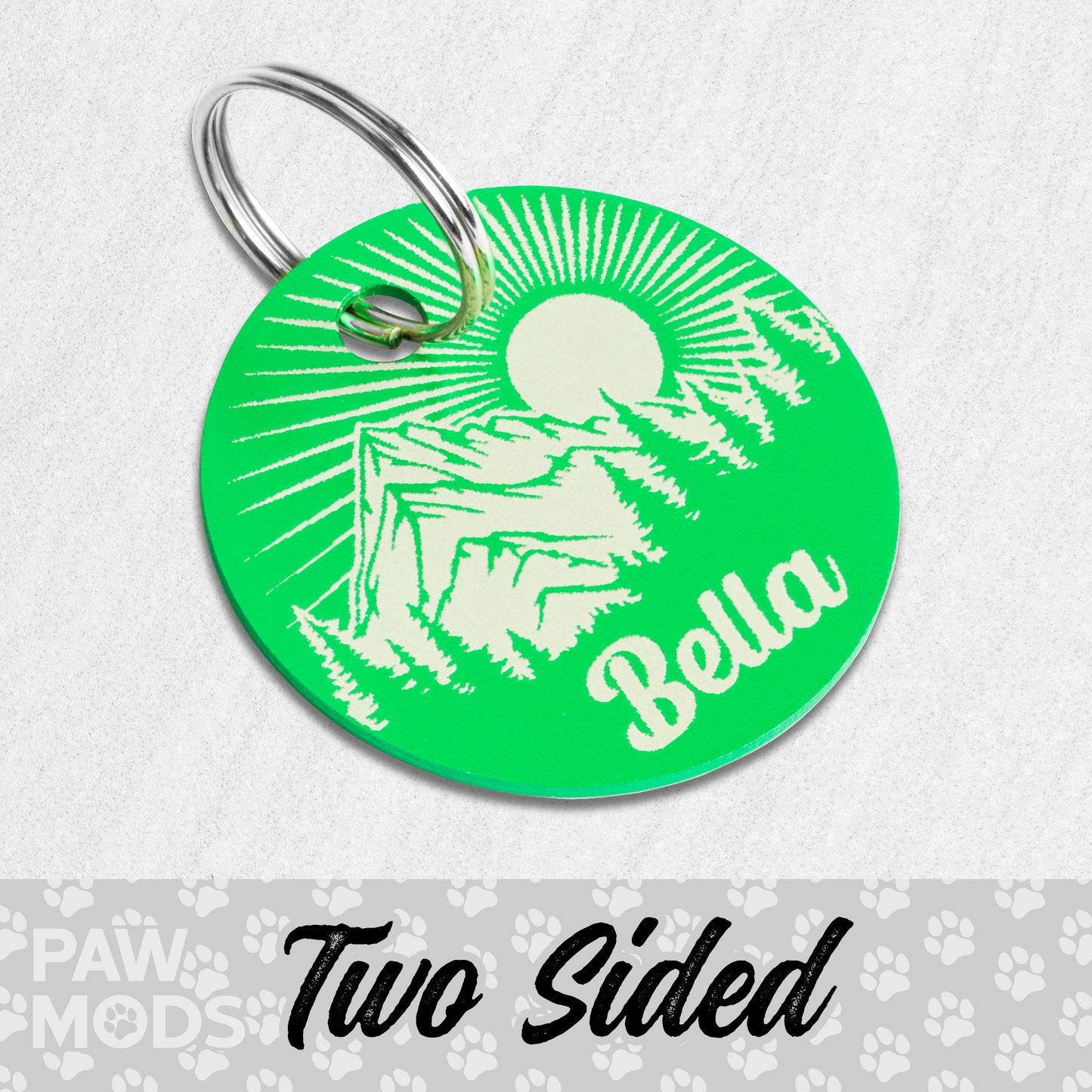 Sunrise Dog Tag