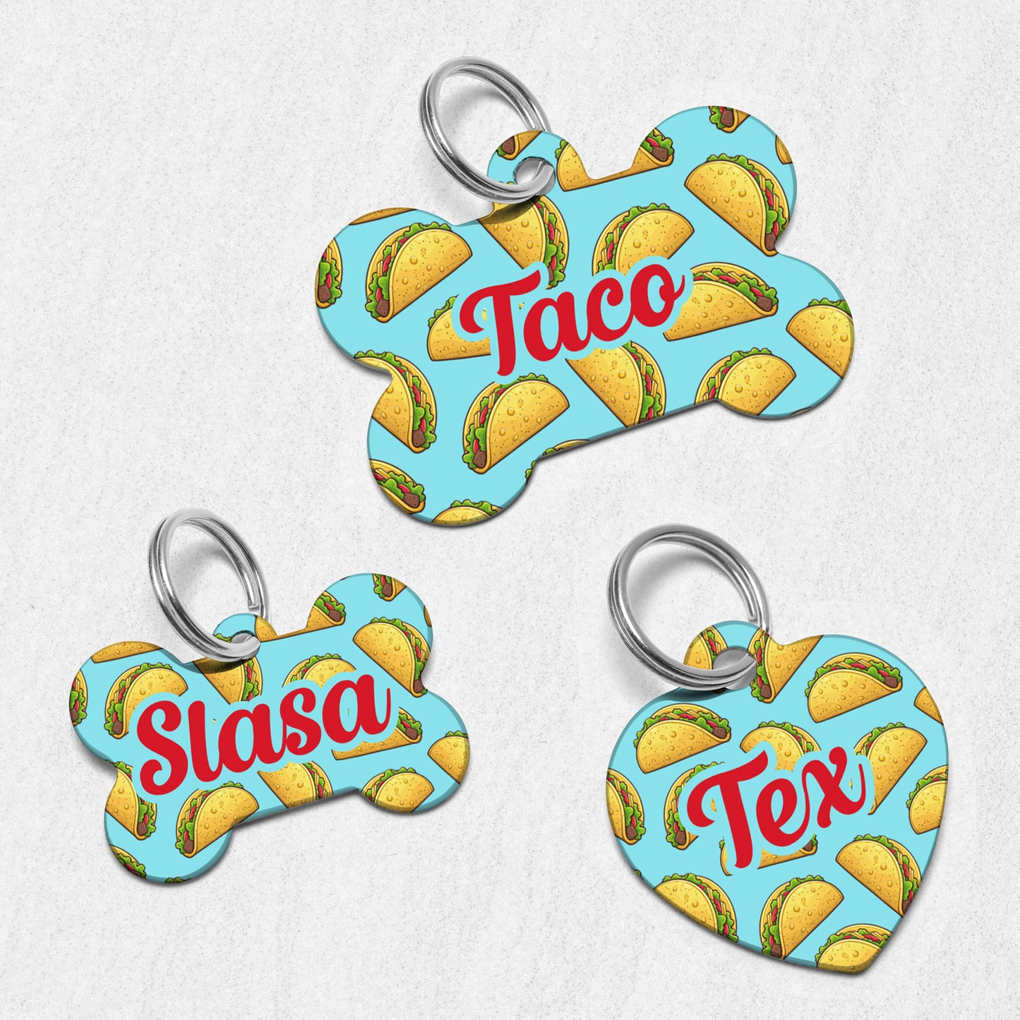 Taco Dog Tag