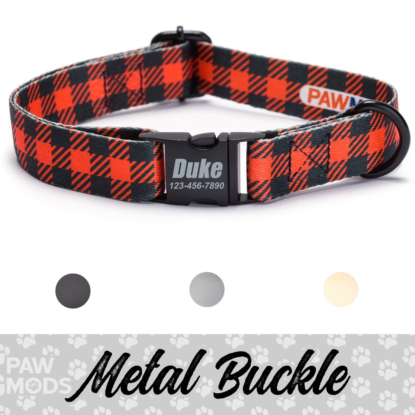 Tartan Plaid Dog Collar