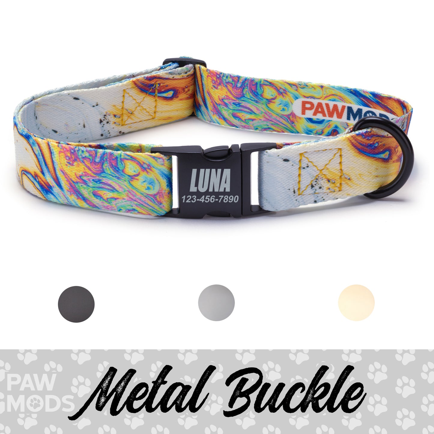 Tie Dye Dog Collar