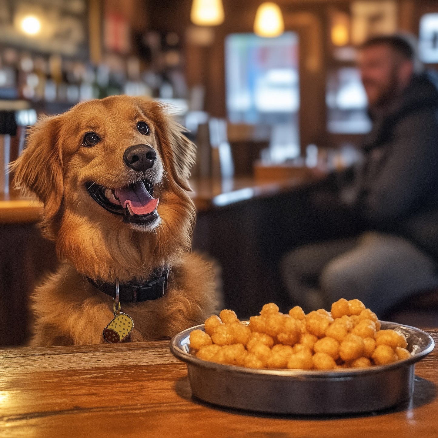 Tater Enamel Dog Tag - Custom Enamel Pet ID Tag