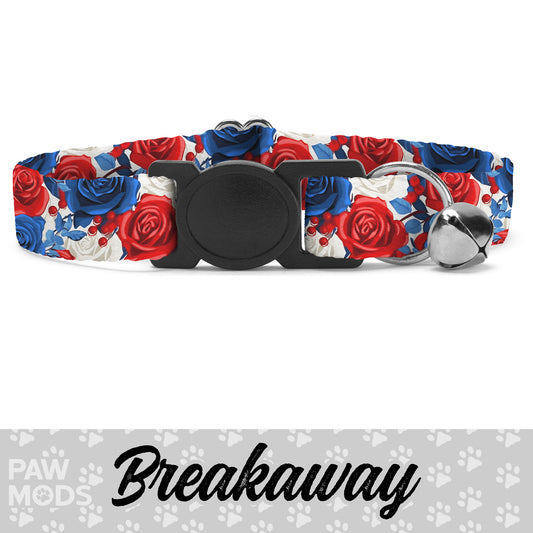 USA Roses Cat Collar