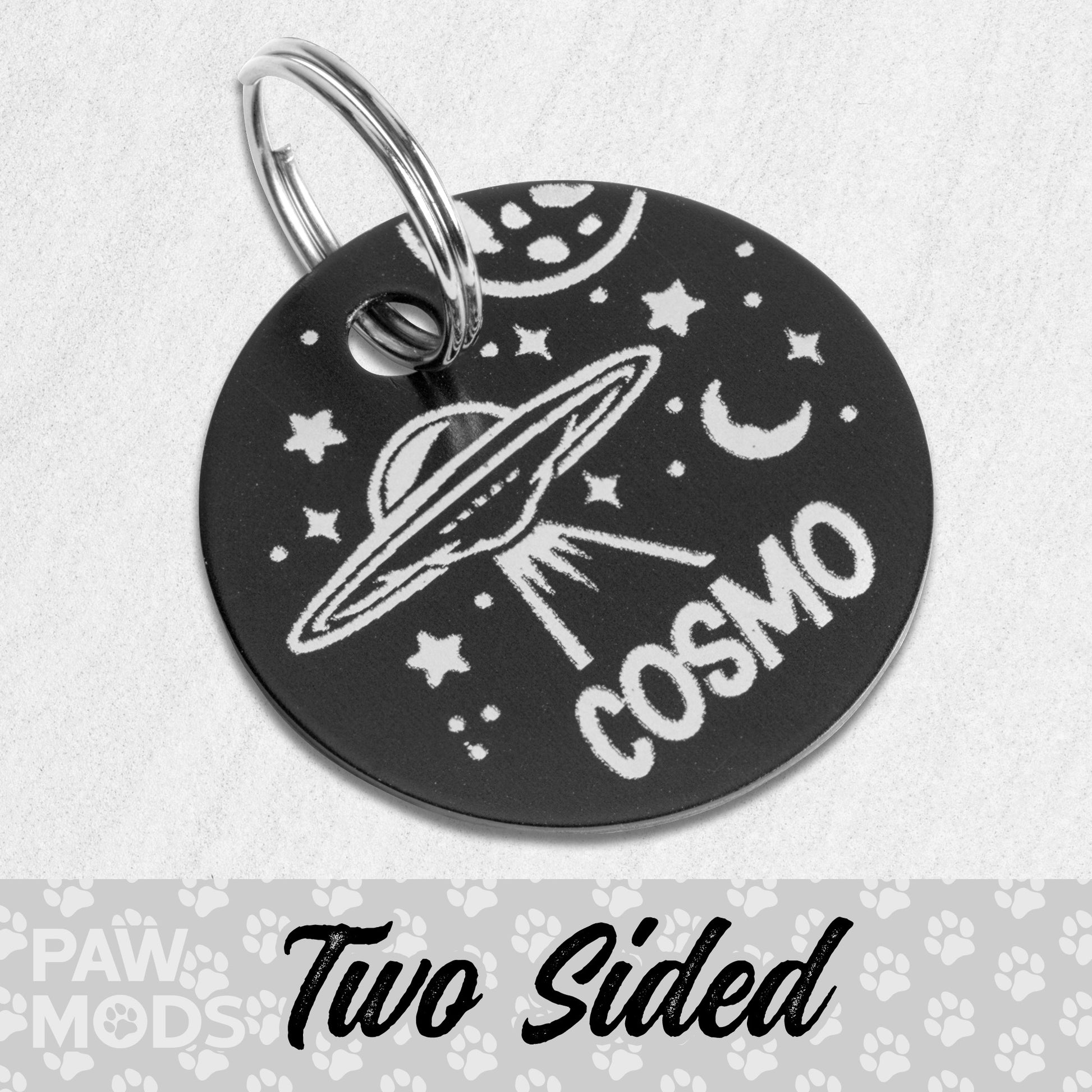 UFO Dog Tag