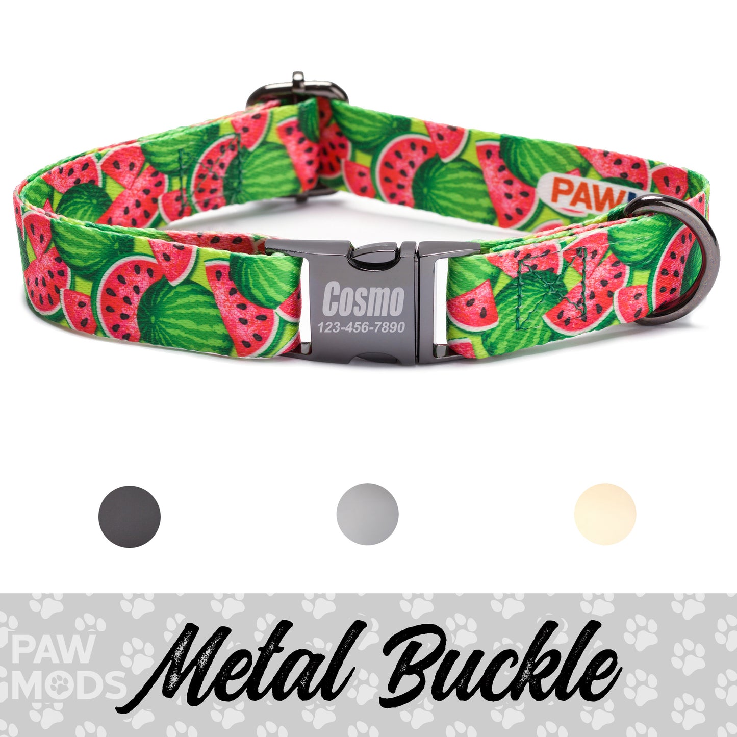 Watermelon Dog Collar